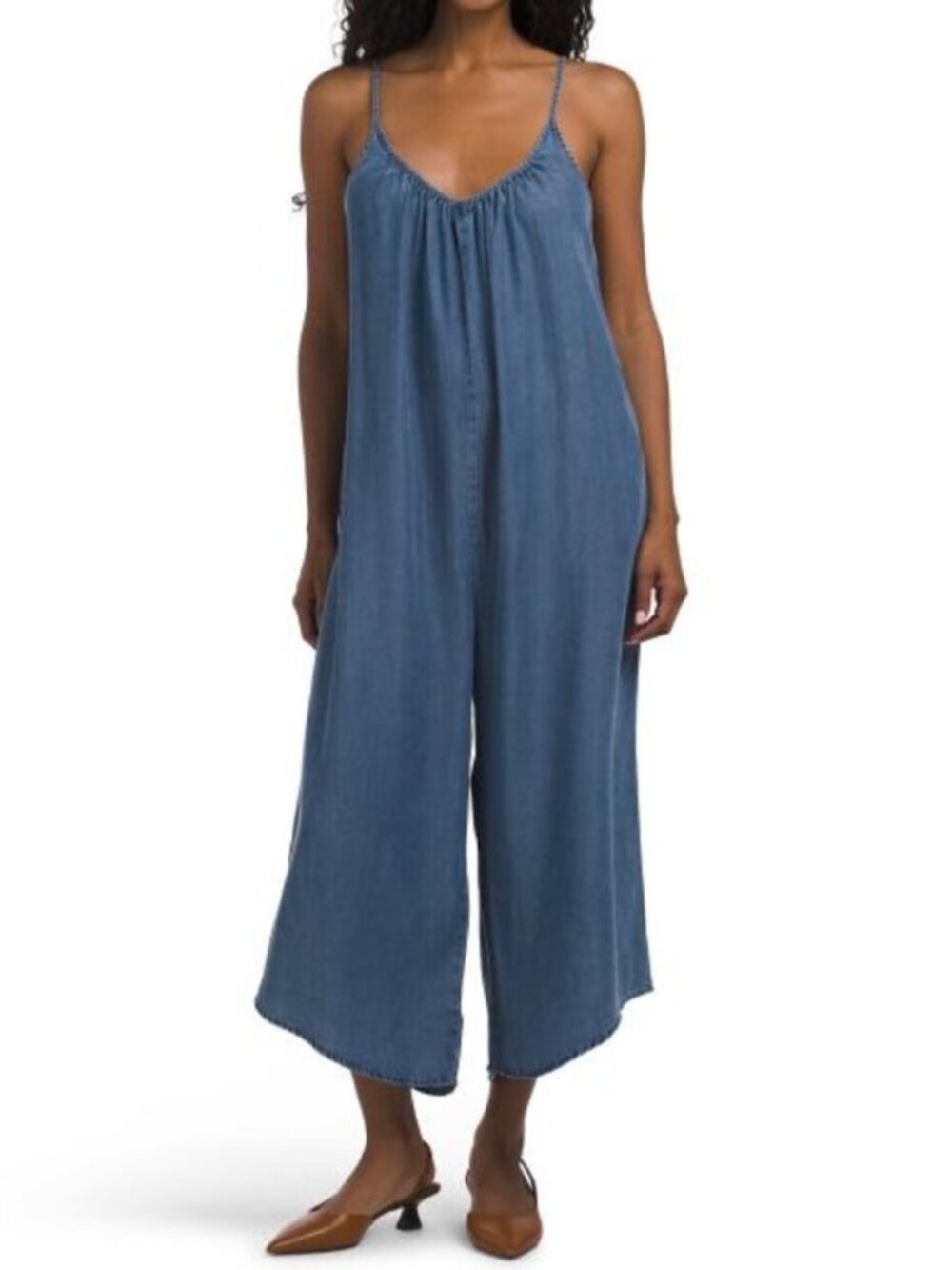 HUNTER & BROWN Denim Easy Jumpsuit
